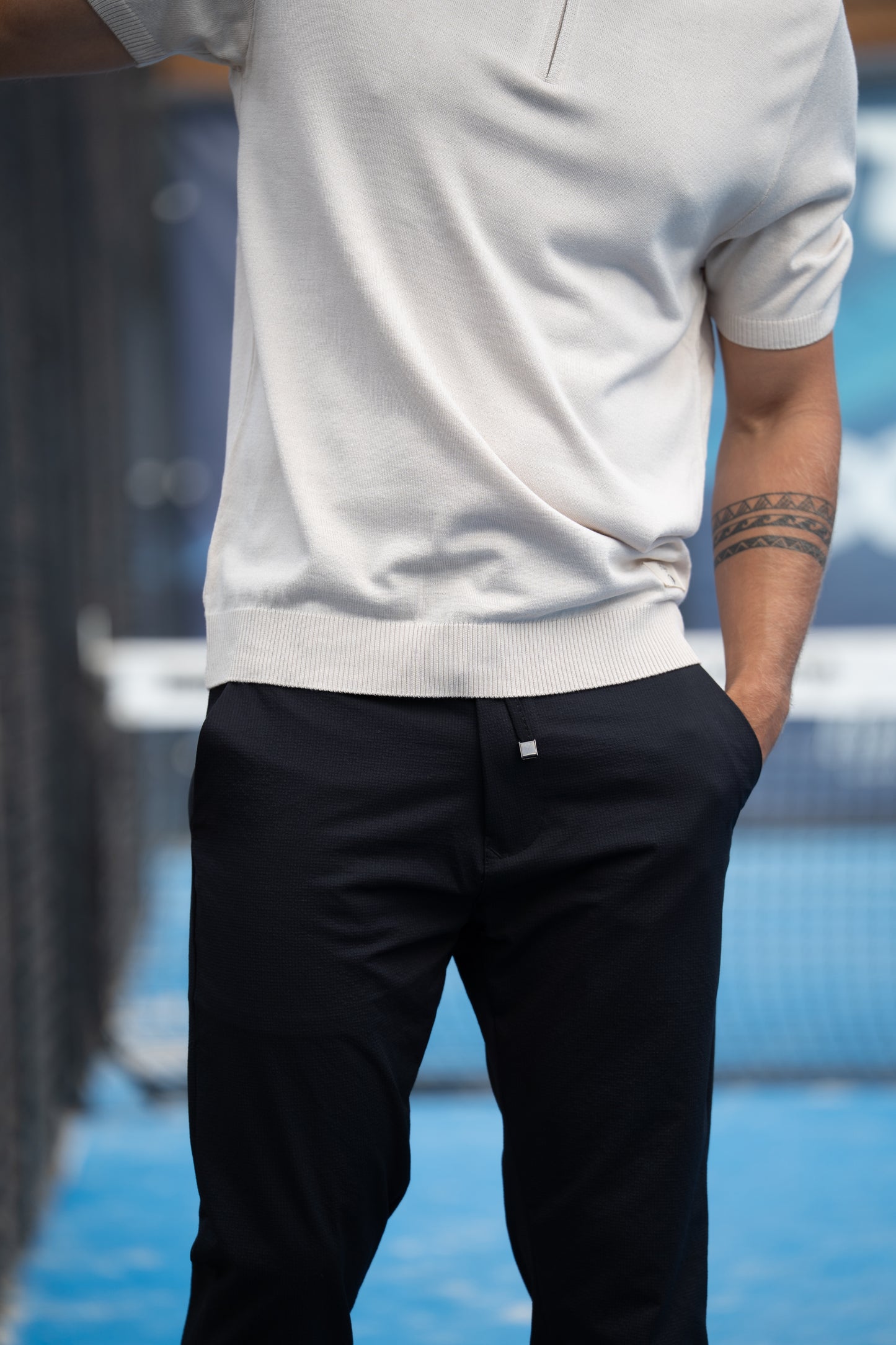 Pantalon marine puntaco