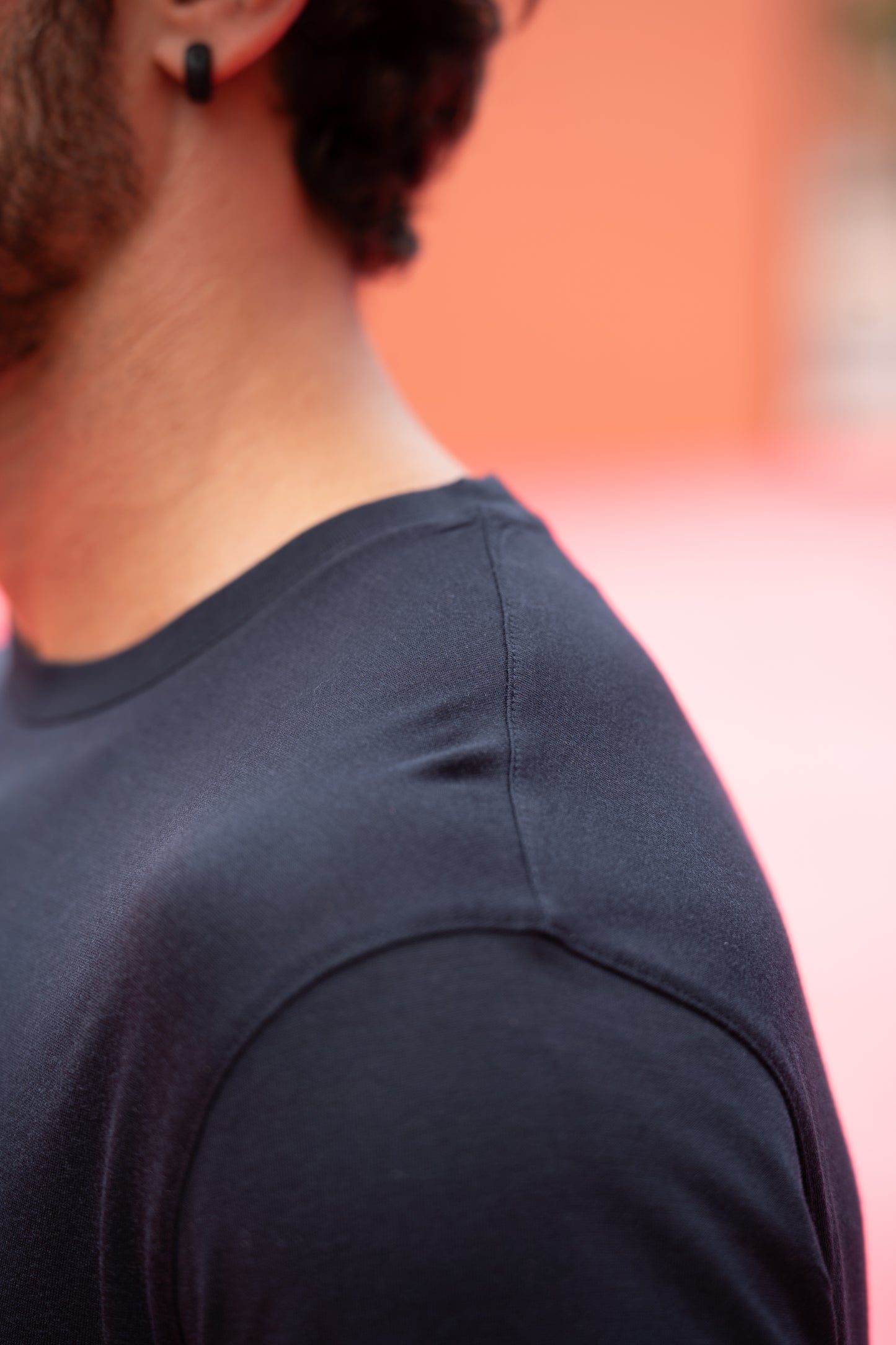 T-shirt élégant marine pegado