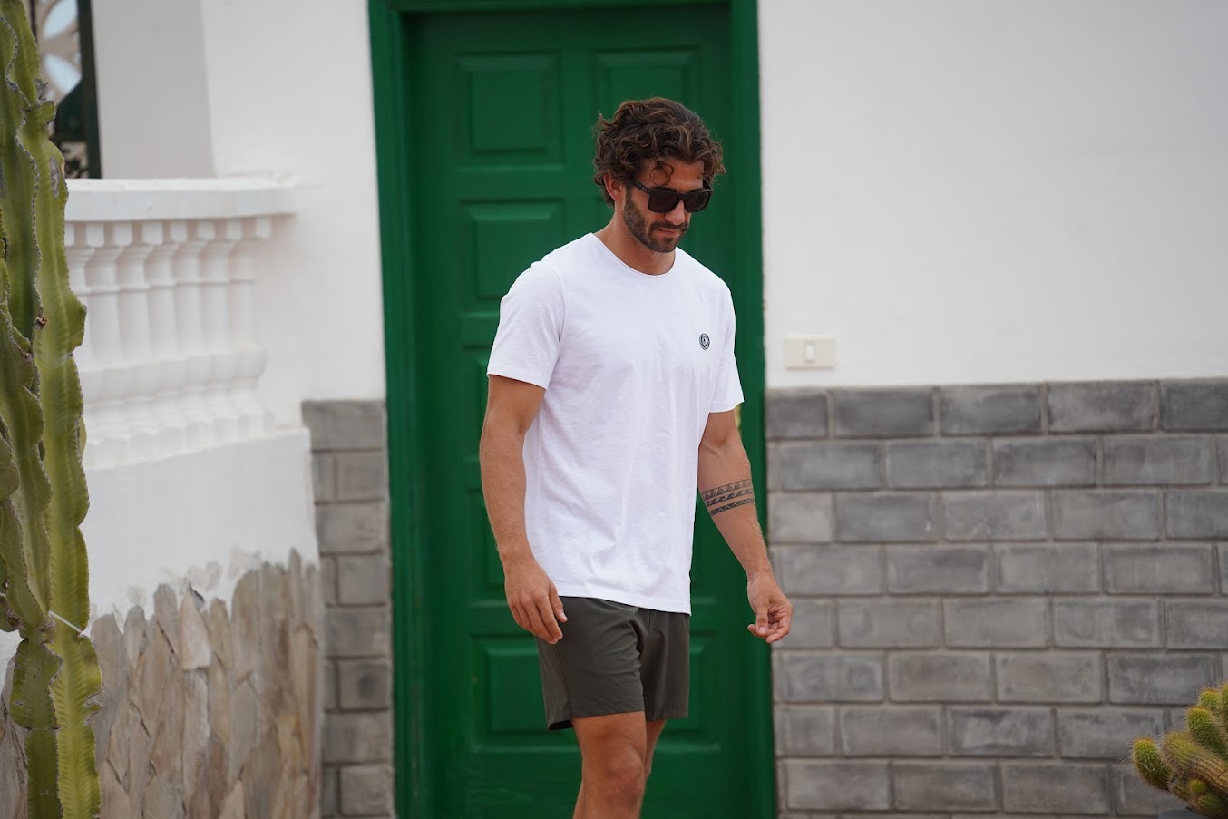 T-shirt blanc abajo