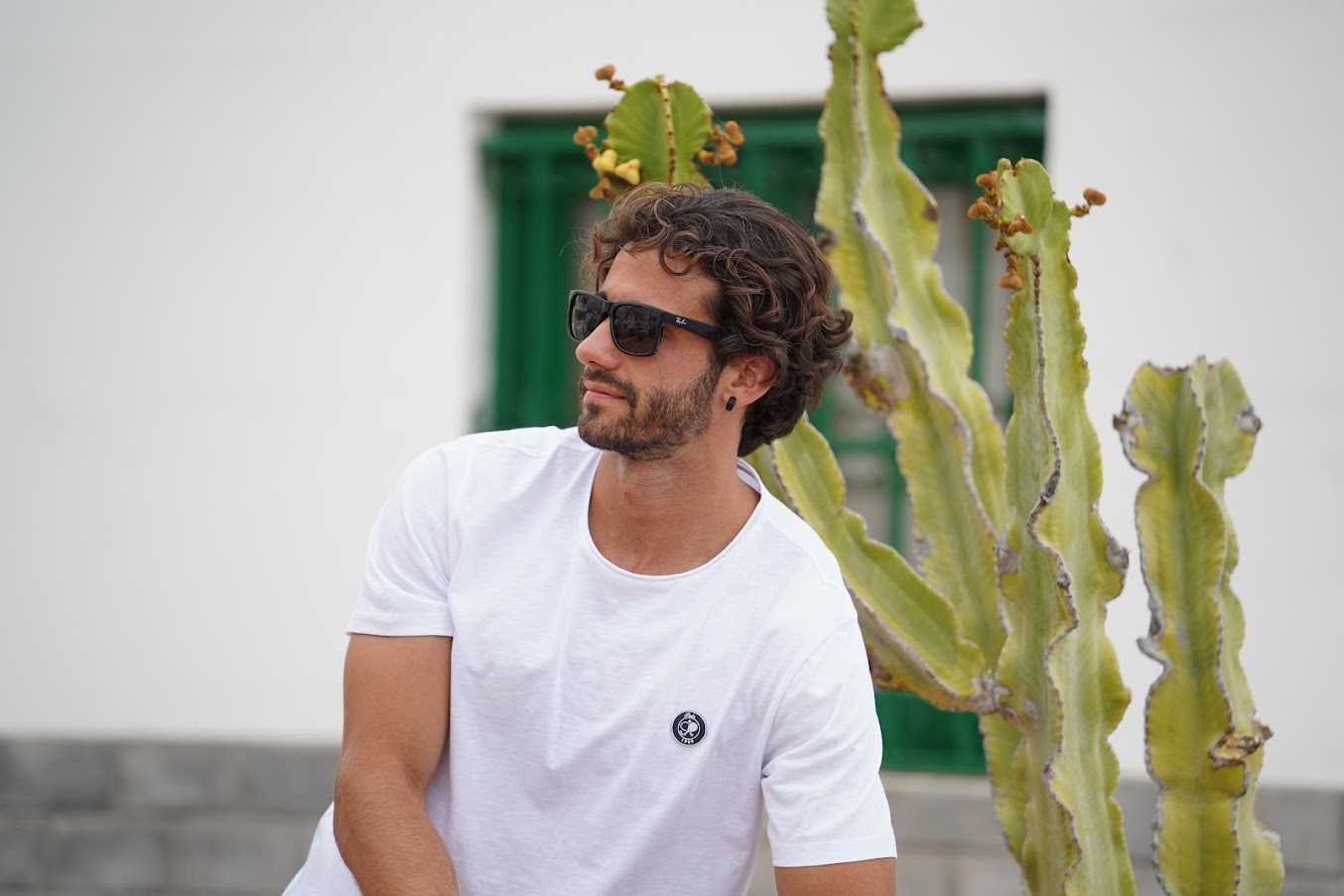 T-shirt blanc abajo