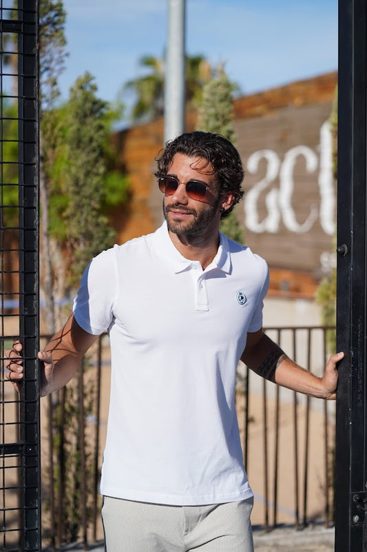 Polo blanc P500
