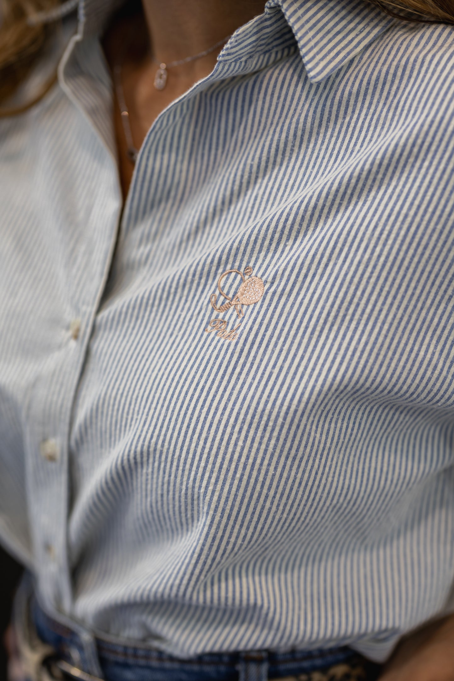 Chemise rayée oversize