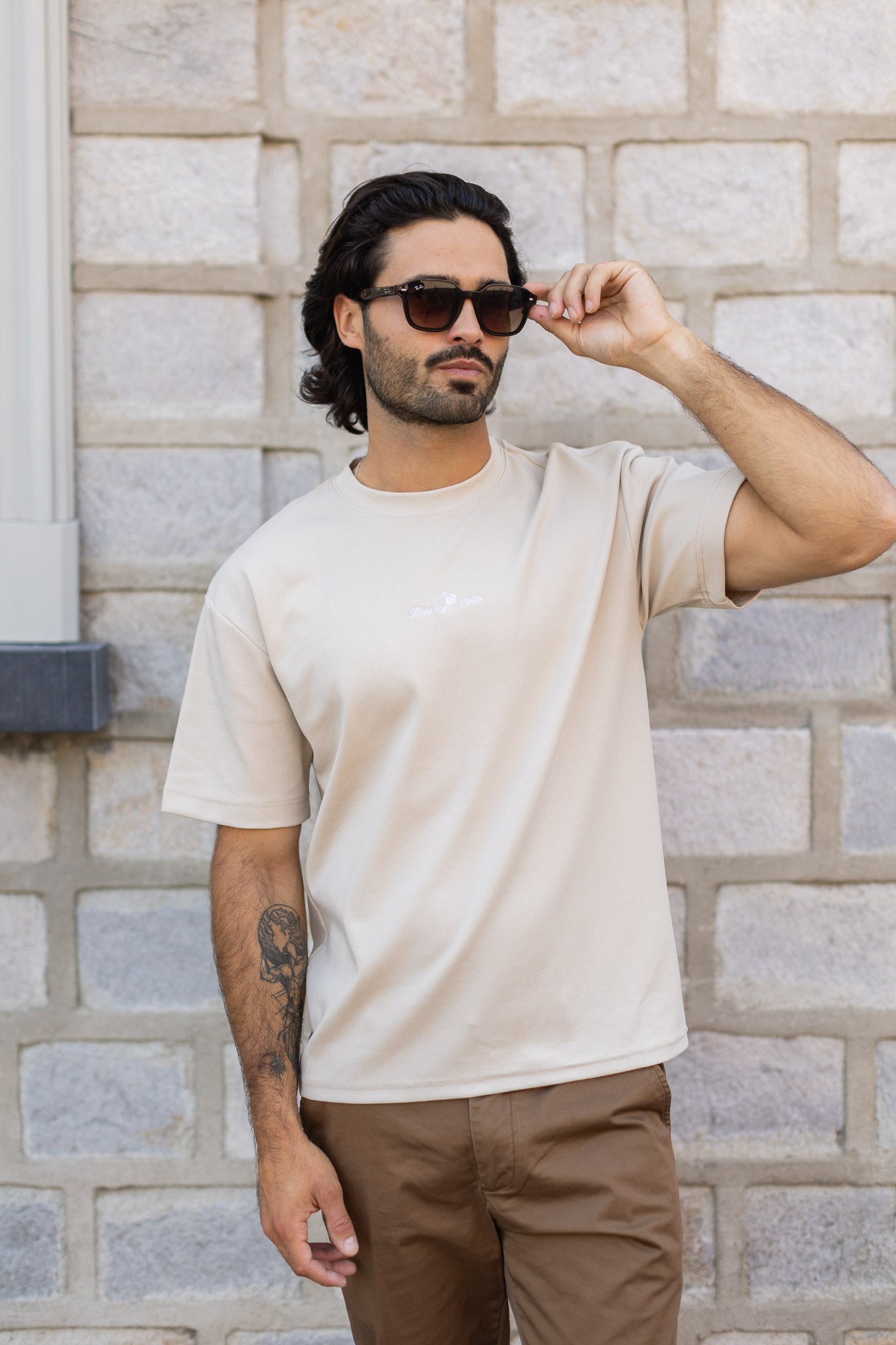 T-shirt beige original arriba