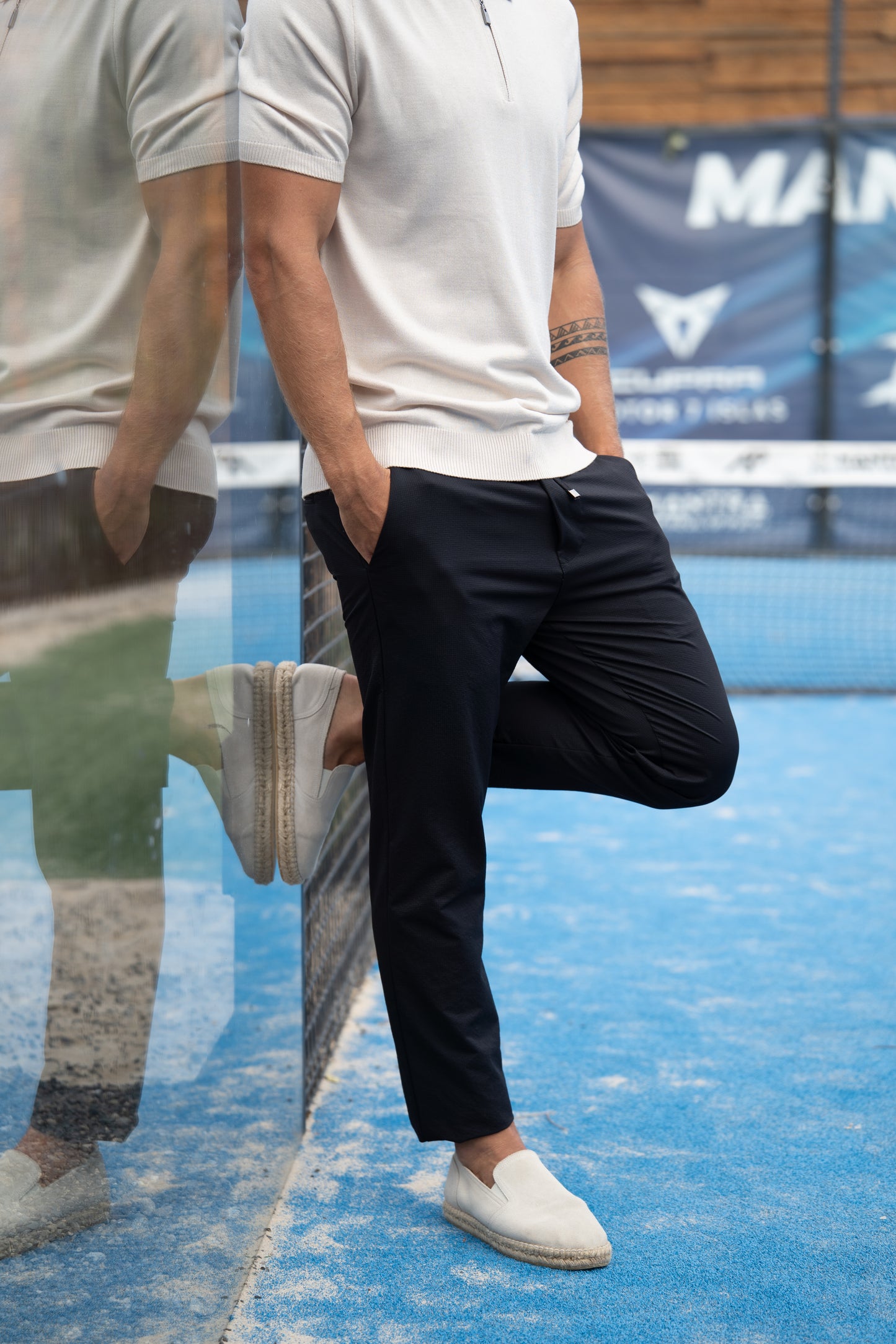 Pantalon marine puntaco