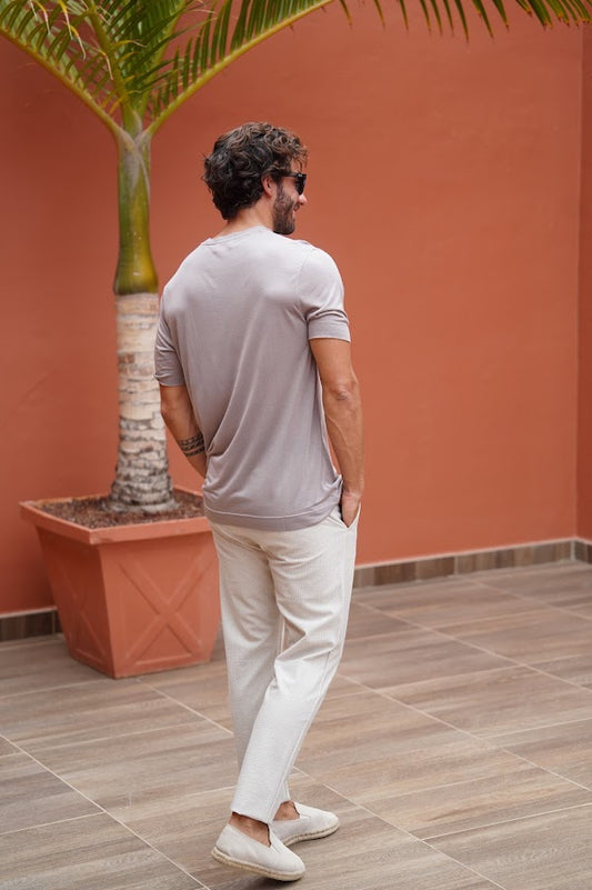 T-shirt élégant beige pegado