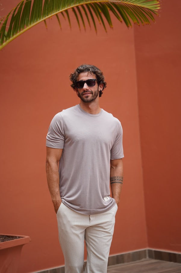 T-shirt élégant beige pegado