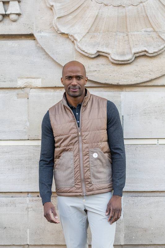 Veste sans maches reversibles