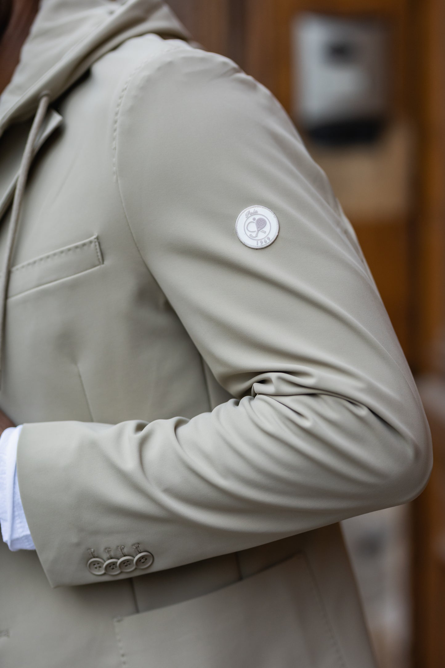 Veste blazer avec capuche amovible