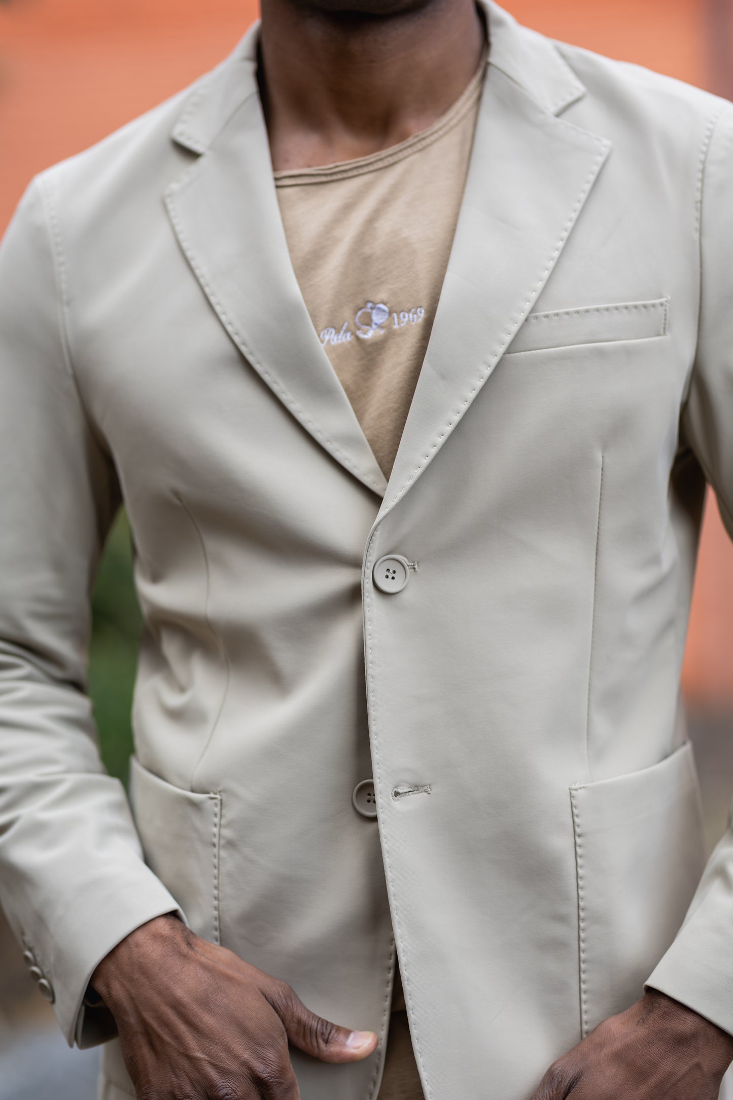 Veste blazer avec capuche amovible