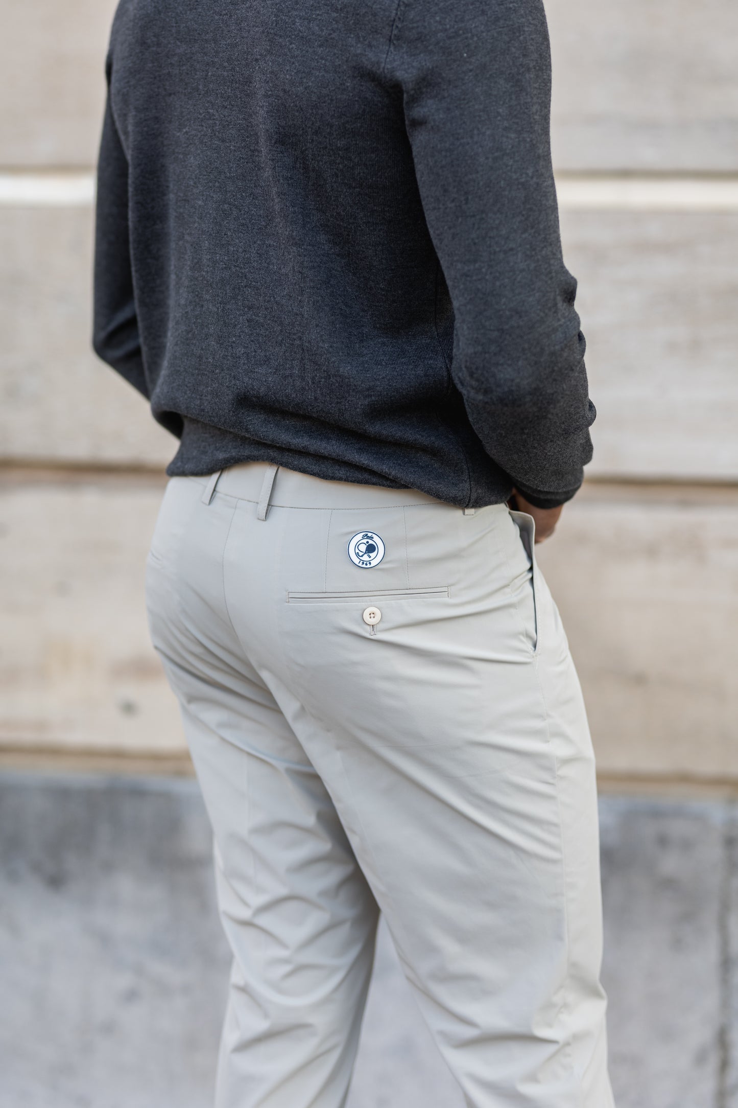 Pantalon chino technic beige