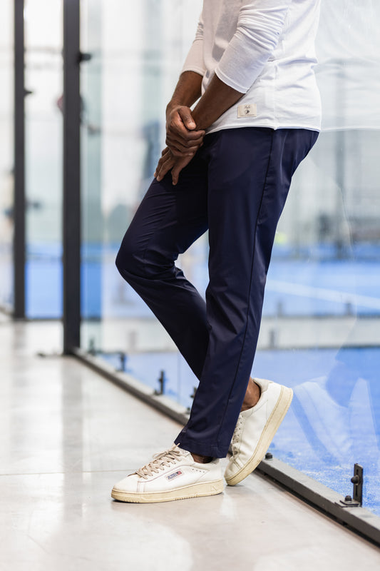 Pantalon chino technic marine