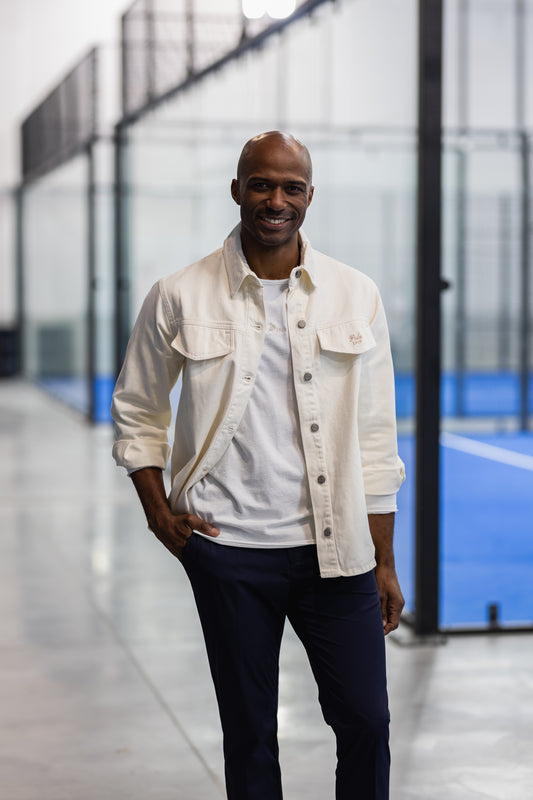 Veste sur chemise jeans