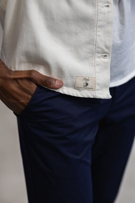 Veste sur chemise jeans