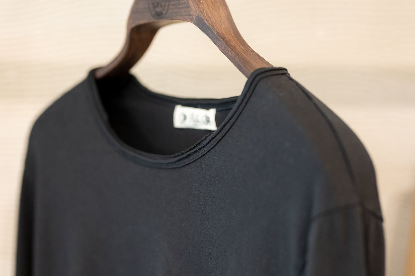 T-shirt noir manche longue